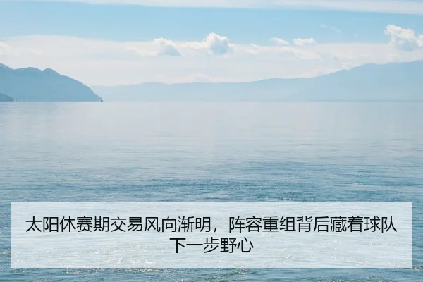 太阳休赛期交易风向渐明，阵容重组背后藏着球队下一步野心